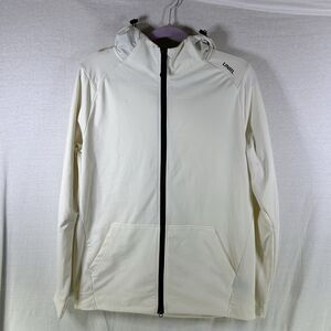 UNRL Impact Full Zip Hoodie Sweatshirt Mens Medium White Nature Valley
